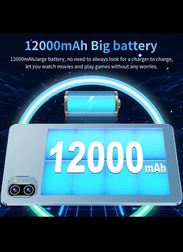 Dual SIM 10.36lnch Original Tablet 16GB Ram 1TB Rom Android13.0 10 - Picture 5 of 7