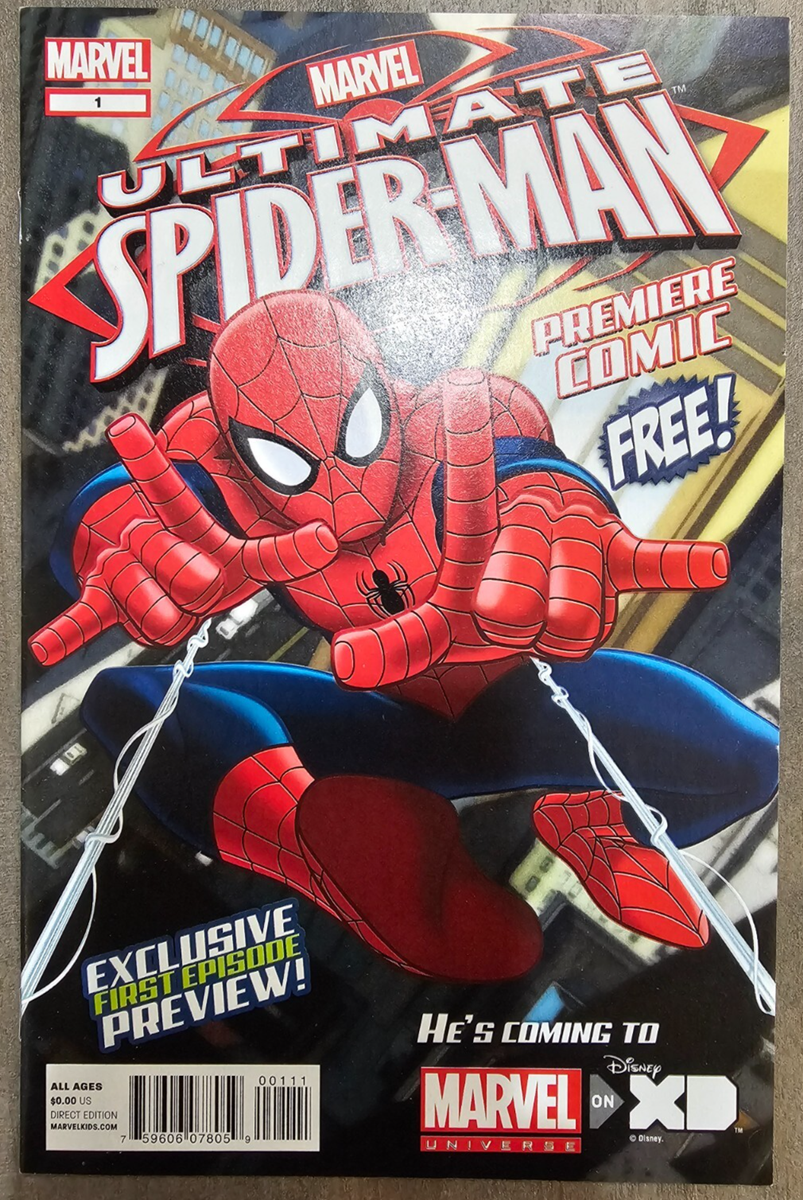 Ultimate Spider-Man #1 First Episode Preview Disney XD NM Marvel