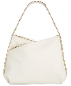 New-Women-039-s-I-N-C-INC-International-Concepts-Valliee-Hobo-White-Studded-Bag
