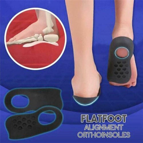 1 Paar Flat Foot Orthopedic Insoles Orthopädische Einlegesohlen für Plattfuß - Bild 4 von 16