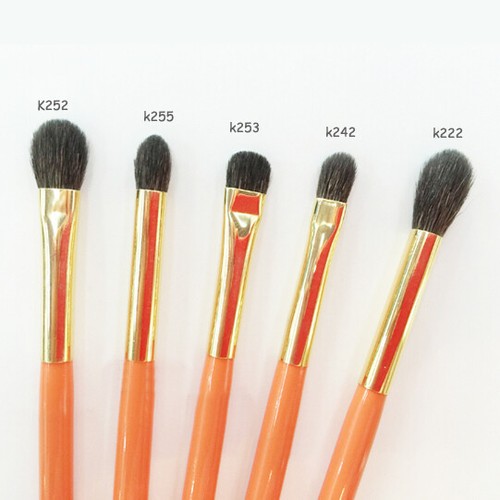 5 Stück Blau Eichhörnchen Ziegenhaar Augenpinsel Kit Pro Handgefertigt Make-up Pinsel Set - Bild 4 von 8