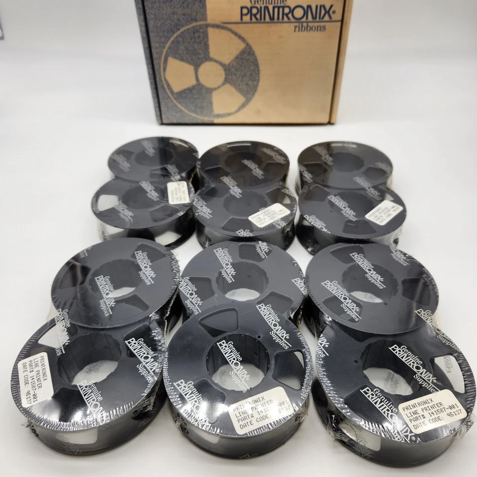 Printronix Part 141587-001 Extended Life Text Printer Ribbon 6 Pack NOS  - Image 4 of 4