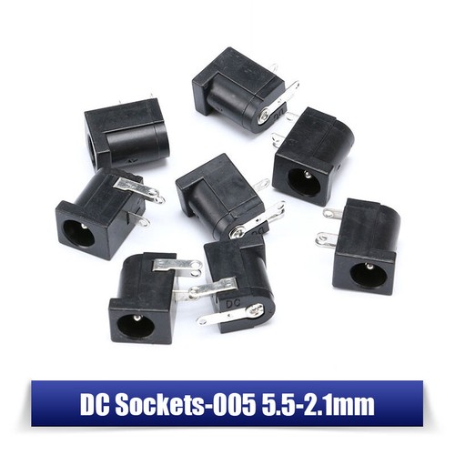 DC Power Jack Plug Panel Socket Male Female Connector Adapter 1.3/2.1/2.5x5.5 mm - Picture 20 of 29
