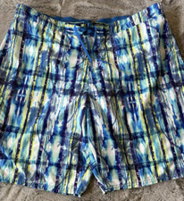 Roundtree Yorke Swim Trunks Size 2XB Drawstring and zipper