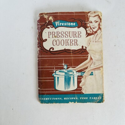 #ad Vintage Firestone Pressure Cooker Instruction Recipe Booklet 1947 Ephemera $7.19