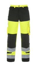 Image of HYDROWEAR HERTFORD HI-VIS TWO TONE TROUSERS SATURNYELLOW/BLACK 40