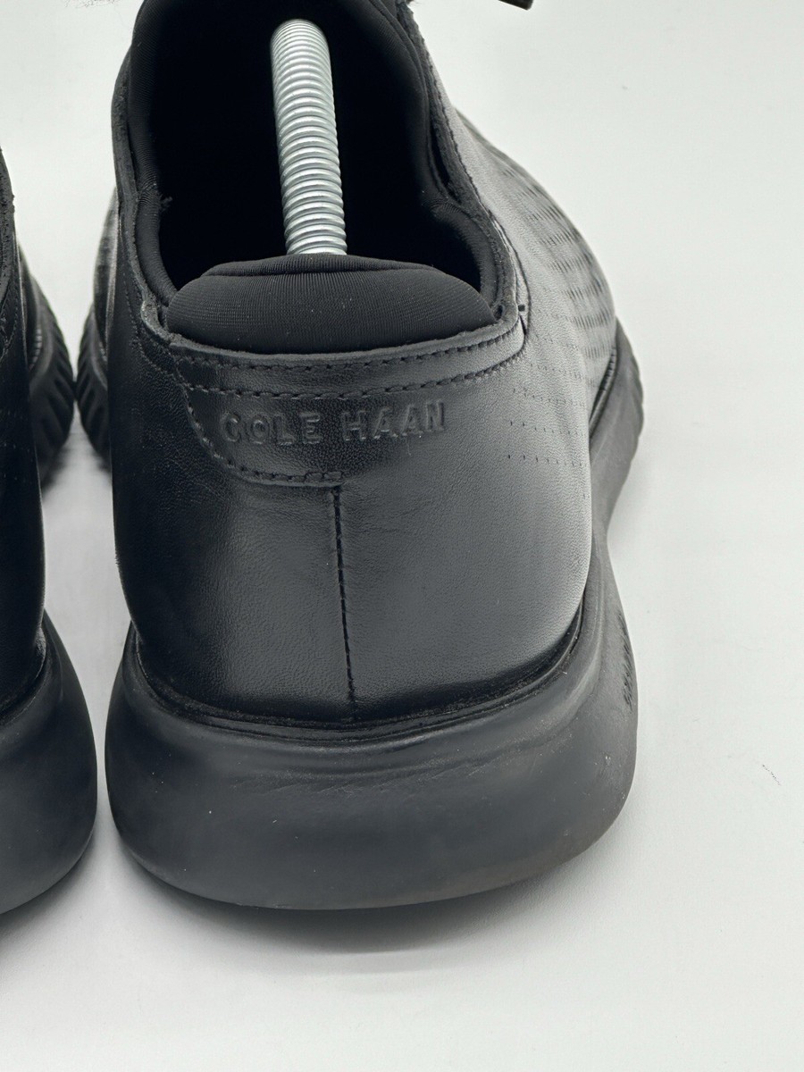 COLE HAAN ZERØGRAND Laser Wingtip Men's Black Oxford Shoes