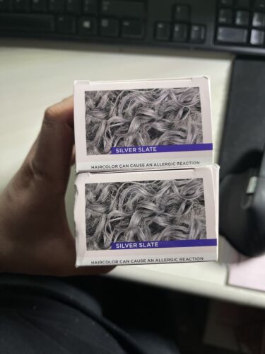 LOT OF 2 Silver Slate NEW L'OREAL Paris Le Color Gloss Gray Hair 1- Step Toning - Picture 4 of 7