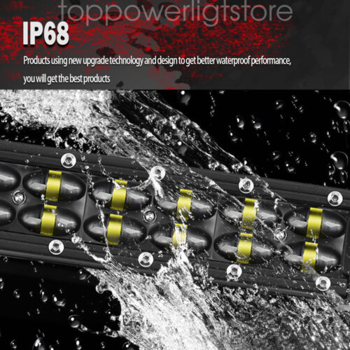 For 2022-2024 Polaris RZR Pro R/4 Honda 42" Roof Spot Flood LED Light Bar Wire - Picture 10 of 13
