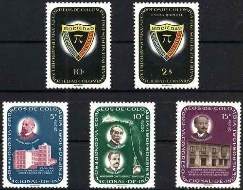 Timbres Colombie 603 PA411/414 ** (57971CD) - Picture 1 of 1