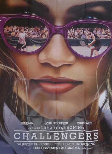 CHALLENGERS - ZENDAYA / GUADAGNINO - SPORT / TENNIS - LARGE FRENCH MOVIE POSTER