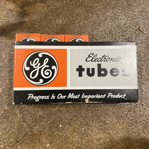 6J6 A - GE Brand - AUDIO GUITAR AMPLIFIER HAM RADIO TV tube - set of 3 - Picture 3 of 5
