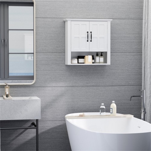 Bathroom Wall Cabinet White - Picture 4 of 8