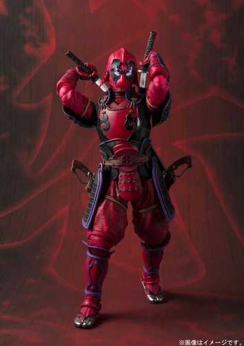 Figura de acción Marvel Kabuki Deadpool Meisho Manga Realización Bandai Samurai - Imagen 11 de 12