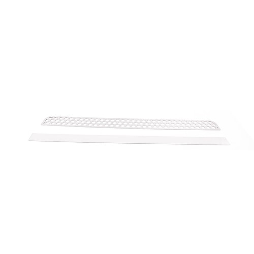 Rejilla de acero inoxidable cromado 2 piezas moldura frontal para Hummer H3 2005-2009 - Imagen 9 de 9