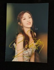 BABY ZHANG HANYUN Autographed Signed Photo Autographs Collectibles 5*7 张含韵 2021