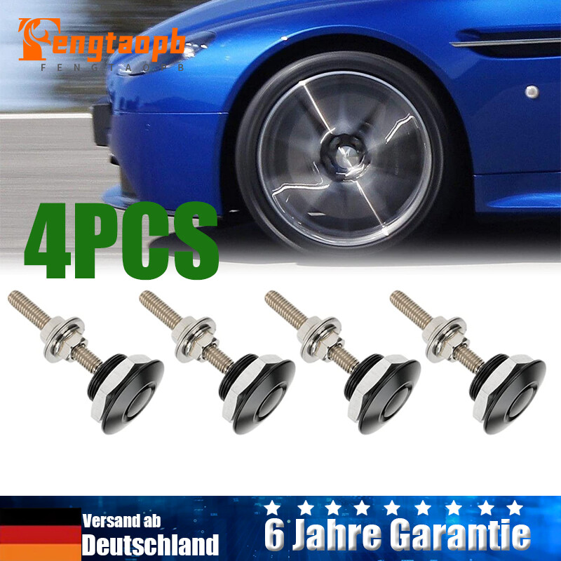 4PCS 1.25" Auto Push Button Schnellverschluss Motorhaube Hood Pins Lock