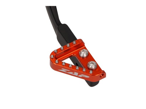 Palanca de freno de pie ZAP se adapta a KTM SX EXC-F 250 300 350 a partir17 negro/naranja - Imagen 2 de 2