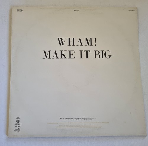 Wham! Make It Big LP Album Stereo Europe 1984 Vinyl Record - Picture 4 of 11