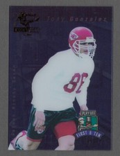 TONY GONZALEZ 1997 Playoff First and Ten KICKOFF RC #62 Rookie Card Acetate HOF