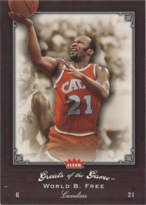 2005-06 Fleer Greats of the Game - World B. Free #2 - 1 of 2