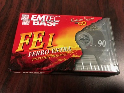 EMTEC BASF Ferro Extra 90 Minute Normal Bias Audio Cassette [Single] 