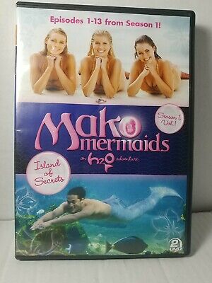 Dvd Mako Mermaids 1ª A 4ª Temp 68 Episódios - 6 Dvd