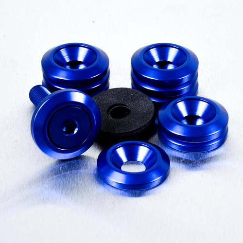 Aluminium Countersunk Washers M8 25mm O/D x 10 Black | Pro-Bolt - Picture 7 of 7