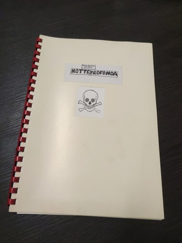TIEFE NACHT DREHBUCH FABIO SALERNO FILMPRÄSENTATION 1991 DARIO SILBER