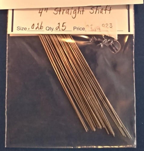 Edelstahl 4" gerader Drahtköderschaft 0,026 & 0,031 Durchmesser - Bild 3 von 4