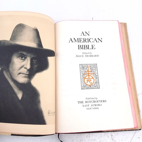Vintage AN AMERICAN BIBLE Book Alice Hubbard & ROYCROFTERS Edition 1918 - Picture 5 of 11