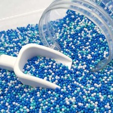 FAKE 2MM Blue Themed Pearl Mix NOT EDIBLE D5-05