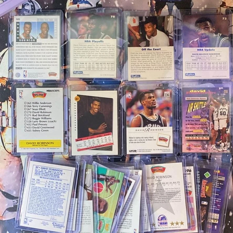 Lote de 22 tarjetas David Robinson Hof 1990-94 Foto 2 de 2