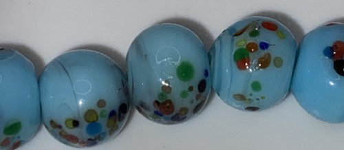 Estate Costume Jewelry Mixed Lot Bracelets Turquoise Color Stretch Bangle Set - Picture 9 of 11