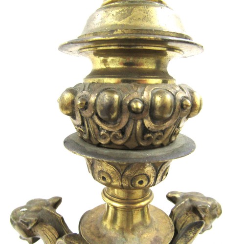 Circa 1890 Grand Tour Roman Bronze Candelabra attr Barbedienne Foundry - a Pair - Picture 18 of 20