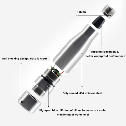 Füllstandssensor Niveausensor Wasserstandsensor Level Transmitter Sensor 4-20mA - Bild 8 von 11