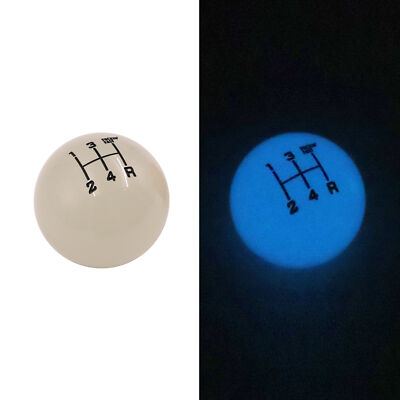 5 Speed Fuckin' Fast GLOW IN THE DARK BLUE BALL SHIFT KNOB MT Manual M8 M10 M12