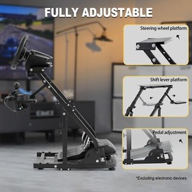 Marada Racing Steering Wheel Stand Adjustable Foldable Fit For LogitechG920 G923