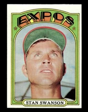1972 Topps #331 Stan Swanson Montreal Expos Rookie