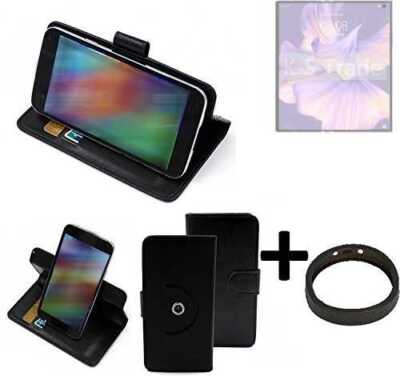 360° Schutz Hülle für Huawei Mate Xs 2 + Bumper Wallet Case Universal schwarz