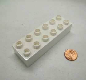 Lego Duplo White Truckstop Sign Specialty Printed Brick Block Disney Cars #5816