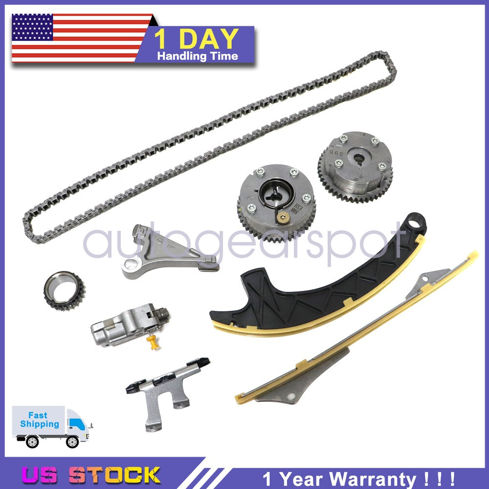For Honda Accord Civic CR-V EX-L Turbo 1.5L Timing Chain Kit Camshaft Phaser VVT