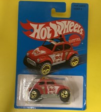Mattel 2015 Hot Wheels Baja Beetle Red #DN￼F30 VW Volkswagen NOC