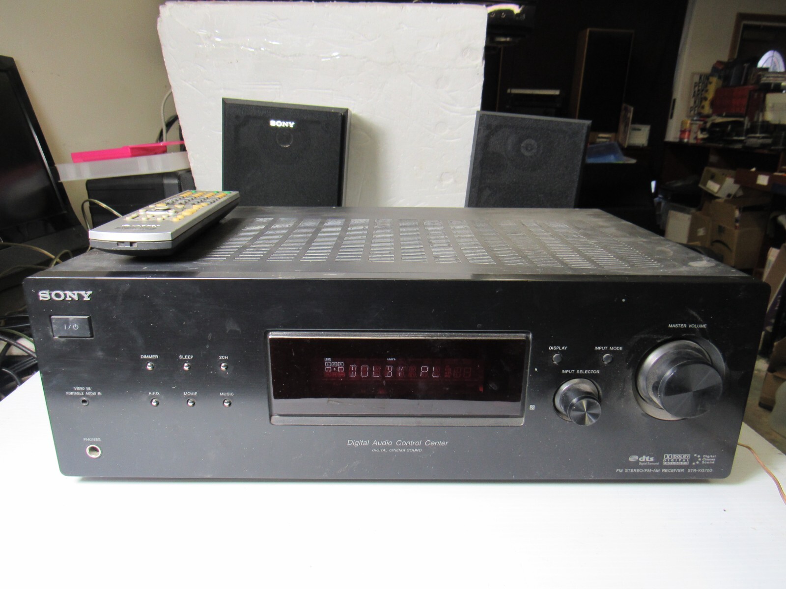 Sony STRKG700 Digital Audio Control Center Cinema Sound Receiver eBay