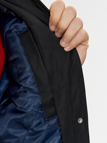 GIUBBINO BOMBER UOMO TOMMY JEANS LETTERMAN DM0DM17880 BDS ORIGINALE PE 2024 - Picture 6 of 6