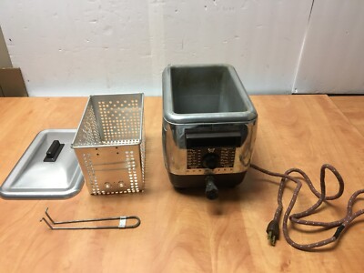 Vintage DORMEYER Fri-well Model 6000 with basket and lid