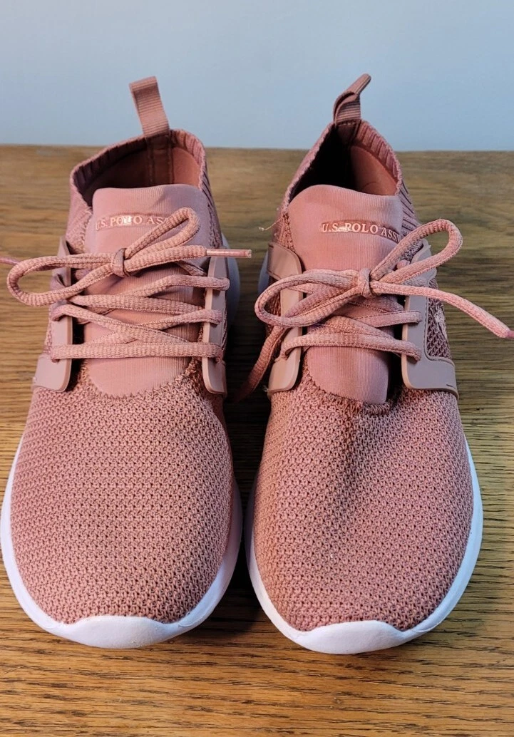 U.S. Polo Assn. Aeris-K9 Athletic Shoes Womens US 9.5 Pink Lace Up Sneaker