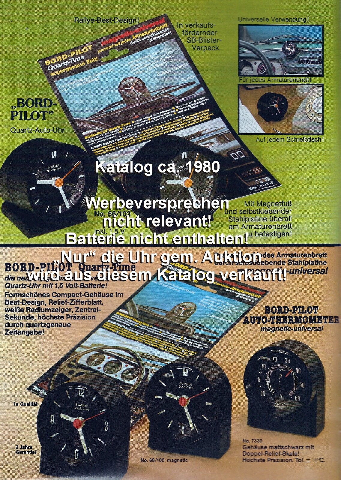 HR Autocomfort Dekofigur Historische 1980er Analog Uhr Tischuhr