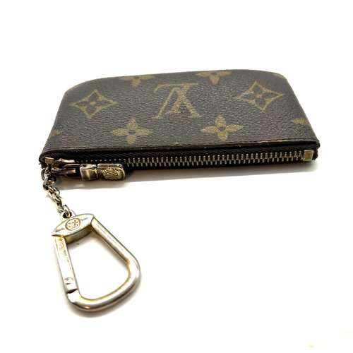 Louis Vuitton Monogram Key Case Pochette Cles Coin Purse Pouch LV M62650 - Picture 3 of 12