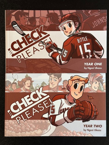 Check, Please! Jahr 1 & 2 TPB 1. AUFLAGE 2x SIGNIERT & SKIZZE VON NGOZI UKAZU 2017 - Bild 1 von 8